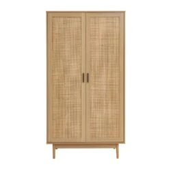 Armoire AMANA Cannage Rotin 2 Portes 90cm 13 Armoire AMANA Cannage Rotin 2 Portes 90cm -Mobilia Soldes armoire amana 4