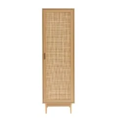 Armoire AMANA Effet Chêne Et Cannage Rotin 1 Porte H180cm 13 Armoire AMANA Effet Chêne Et Cannage Rotin 1 Porte H180cm -Mobilia Soldes armoire amana effet chene et cannage rotin 1 porte h180cm 4