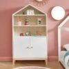 Armoire TINY Blanc 2 Portes 80cm -Mobilia Soldes armoire tiny blanc 2 tiroirs