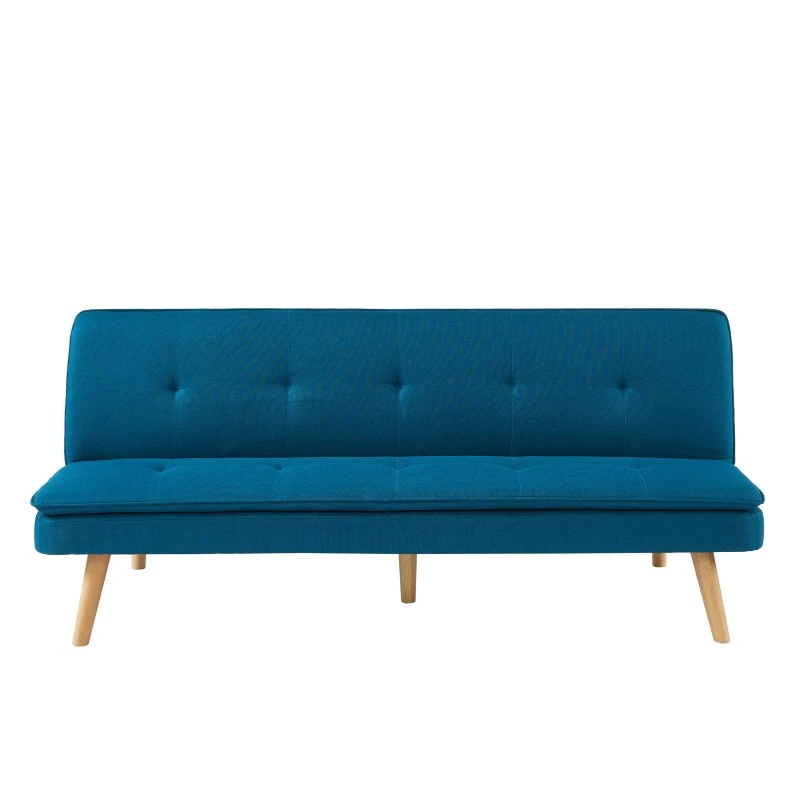 Banquette ELIO Convertible Tissu Bleu 3 Places 4 Banquette ELIO Convertible Tissu Bleu 3 Places – Image 2