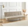 Banquette NINO Convertible Velours Côtelé Beige 2 Banquette NINO Convertible Velours Côtelé Beige -Mobilia Soldes banquette nino convertible velours cotele beige