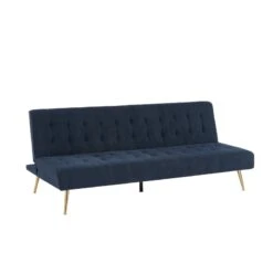 Banquette NINO Convertible Velours Côtelé Bleu Foncé 10 Banquette NINO Convertible Velours Côtelé Bleu Foncé -Mobilia Soldes banquette nino convertible velours cotele bleu fonce 2