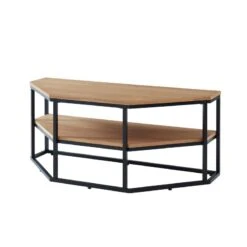 Meuble Tv D'angle BRIXTON Placage Frêne 2 étagères 120cm 17 Meuble Tv D'angle BRIXTON Placage Frêne 2 étagères 120cm -Mobilia Soldes brixton09 meuble tv 2 etageres bois et noir 7