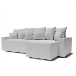 Canapé D'angle ALMA Convertible Tissu Gris 4 Places 14 Canapé D'angle ALMA Convertible Tissu Gris 4 Places -Mobilia Soldes canape angle alma convertible tissu gris 4 places 2