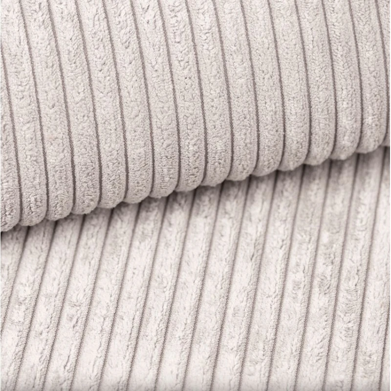 Canapé D'angle ALMA Convertible Velours Côtelé Beige 4 Places 10 Canapé D'angle ALMA Convertible Velours Côtelé Beige 4 Places – Image 8