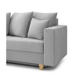 Canapé D'angle KRISTI Convertible Tissu Gris 4 Places 18 Canapé D'angle KRISTI Convertible Tissu Gris 4 Places -Mobilia Soldes canape angle kristi convertible tissu gris 4 places 6