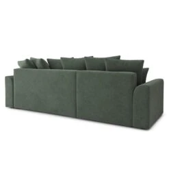 Canapé D'angle NOVA Convertible Tissu Vert 4 Places -Mobilia Soldes canape angle nova convertible tissu vert 4 places 5