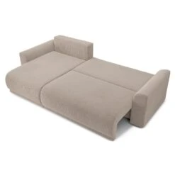 Canapé D'angle NOVA Convertible Velours Côtelé Grège 4 Places 15 Canapé D'angle NOVA Convertible Velours Côtelé Grège 4 Places -Mobilia Soldes canape angle nova convertible velours cotele grege 4 places 3