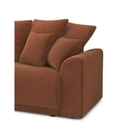 Canapé D'angle NOVA Convertible Velours Côtelé Terracotta 4 Places 18 Canapé D'angle NOVA Convertible Velours Côtelé Terracotta 4 Places -Mobilia Soldes canape angle nova convertible velours cotele terracotta 4 places 6