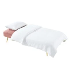 Banquette AROMA En Velours Vieux Rose 3 Places Convertible 13 Banquette AROMA En Velours Vieux Rose 3 Places Convertible -Mobilia Soldes canape aroma velours vieux rose banquette 3