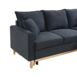 Canapé D'angle BOSTON Convertible Tissu Anthracite 15 Canapé D'angle BOSTON Convertible Tissu Anthracite -Mobilia Soldes canape boston tissu anthracite angle convertible 5