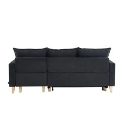 Canapé D'angle BOSTON Convertible Tissu Anthracite 16 Canapé D'angle BOSTON Convertible Tissu Anthracite -Mobilia Soldes canape boston tissu anthracite angle convertible 6