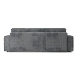 Canapé D'angle MIRA Convertible Et Réversible Velours Côtelé Gris Souris 14 Canapé D'angle MIRA Convertible Et Réversible Velours Côtelé Gris Souris -Mobilia Soldes canape d angle mira convertible et reversible velours cotele gris 5