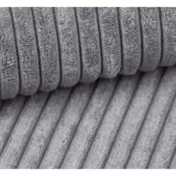 Canapé D'angle MIRA Convertible Et Réversible Velours Côtelé Gris Clair -Mobilia Soldes canape d angle mira convertible et reversible velours cotele gris clair 7