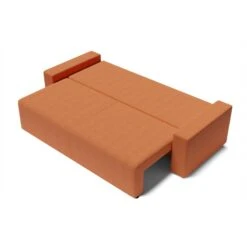 Canapé Droit ALMA Convertible Tissu Rouille 3 Places 15 Canapé Droit ALMA Convertible Tissu Rouille 3 Places -Mobilia Soldes canape droit alma convertible tissu rouille 3 places 3