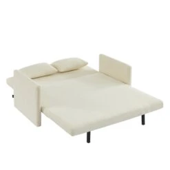 Canapé Droit JADE En Tissu Bouclette Beige Convertible 3 Places 13 Canapé Droit JADE En Tissu Bouclette Beige Convertible 3 Places -Mobilia Soldes canape droit jade en tissu bouclette beige convertible 3 places 3