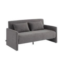 Canapé Droit JADE En Tissu Bouclette Gris Convertible 3 Places 12 Canapé Droit JADE En Tissu Bouclette Gris Convertible 3 Places -Mobilia Soldes canape droit jade en tissu bouclette gris convertible 3 places 2