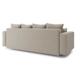 Canapé Droit KRISTI Convertible Tissu Grège 3 Places 15 Canapé Droit KRISTI Convertible Tissu Grège 3 Places -Mobilia Soldes canape droit kristi convertible tissu grege 5