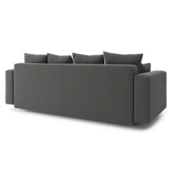 Canapé Droit KRISTI Convertible Tissu Gris 3 Places 15 Canapé Droit KRISTI Convertible Tissu Gris 3 Places -Mobilia Soldes canape droit kristi convertible tissu gris 5