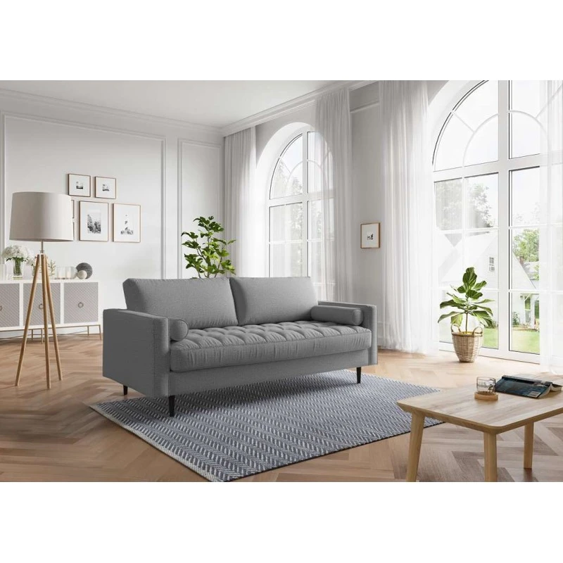 Canapé Droit MAEL Cacharel En Tissu Gris Chiné Fixe 7 Canapé Droit MAEL Cacharel En Tissu Gris Chiné Fixe – Image 5