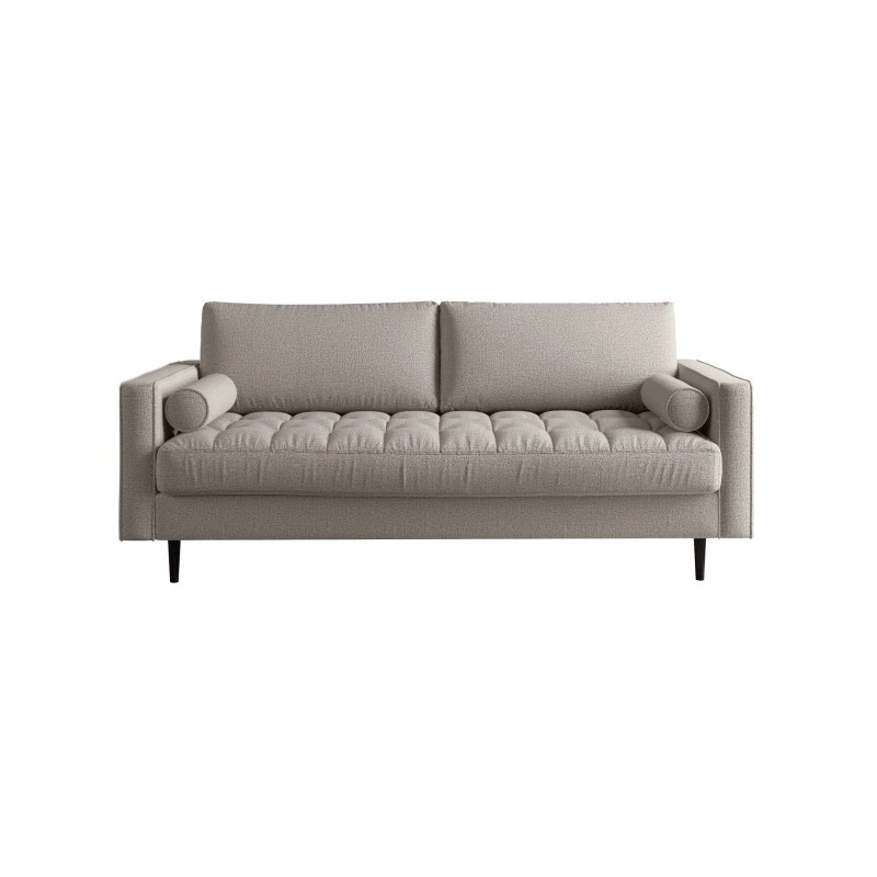 Canapé Droit MAEL Cacharel En Tissu Moka Fixe 4 Canapé Droit MAEL Cacharel En Tissu Moka Fixe – Image 2