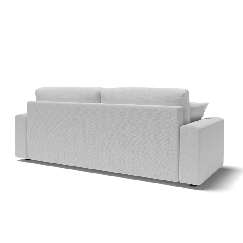 Canapé Droit MILO Convertible Tissu Gris 3 Places 8 Canapé Droit MILO Convertible Tissu Gris 3 Places – Image 6