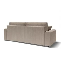 Canapé Droit MILO Convertible Velours Côtelé Grège 3 Places 17 Canapé Droit MILO Convertible Velours Côtelé Grège 3 Places -Mobilia Soldes canape droit milo convertible velours cotele grege 3 places 5