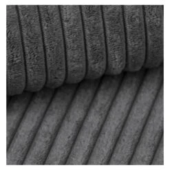 Canapé Droit MIRA Convertible Velours Côtelé Gris Souris -Mobilia Soldes canape droit mira convertible velours cotele gris souris 3pl 7