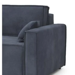 Canapé Droit MIRA Fixe Tissu Bleu Nuit 2 Places 13 Canapé Droit MIRA Fixe Tissu Bleu Nuit 2 Places -Mobilia Soldes canape droit mira fixe tissu bleu 2 places 4