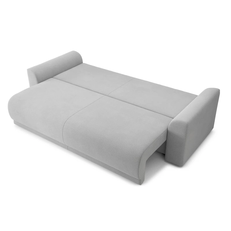 Canapé Droit NOVA Convertible Tissu Gris 3 Places 6 Canapé Droit NOVA Convertible Tissu Gris 3 Places – Image 4