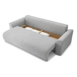 Canapé Droit NOVA Convertible Tissu Gris 3 Places 16 Canapé Droit NOVA Convertible Tissu Gris 3 Places -Mobilia Soldes canape droit nova convertible tissu gris 4