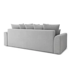 Canapé Droit NOVA Convertible Tissu Gris 3 Places 17 Canapé Droit NOVA Convertible Tissu Gris 3 Places -Mobilia Soldes canape droit nova convertible tissu gris 5