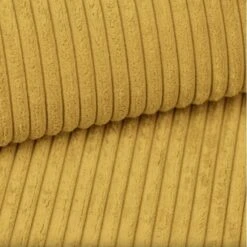 Canapé Droit NOVA Convertible Velours Cotêlé Jaune 3 Places -Mobilia Soldes canape droit nova convertible velours cotele jaune 8