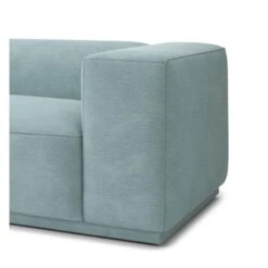 Canapé Droit SACHA Fixe Tissu Vert D'eau 4 Places 13 Canapé Droit SACHA Fixe Tissu Vert D'eau 4 Places -Mobilia Soldes canape droit sacha fixe tissu vert d eau 4 places 4