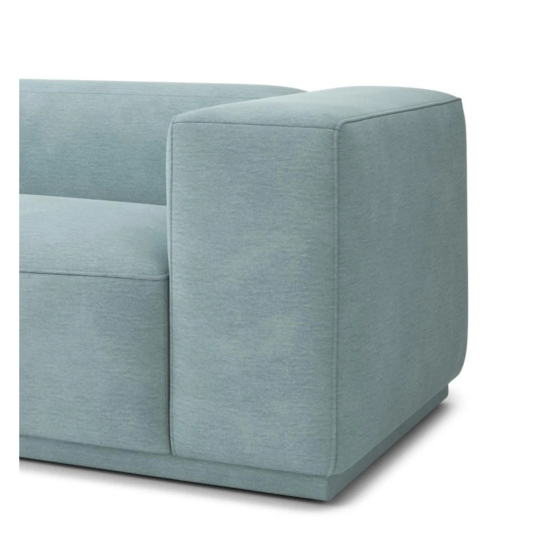 Canapé Droit SACHA Fixe Tissu Vert D'eau 4 Places 7 Canapé Droit SACHA Fixe Tissu Vert D'eau 4 Places – Image 5