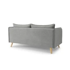 Canapé Droit SARAH Fixe Tissu Gris 3 Places 12 Canapé Droit SARAH Fixe Tissu Gris 3 Places -Mobilia Soldes canape droit sarah fixe tissu gris 3 places 3