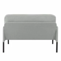 Canapé Droit LIAM En Tissu Gris Fixe 12 Canapé Droit LIAM En Tissu Gris Fixe -Mobilia Soldes canape liam tissu gris droit et fixe 3