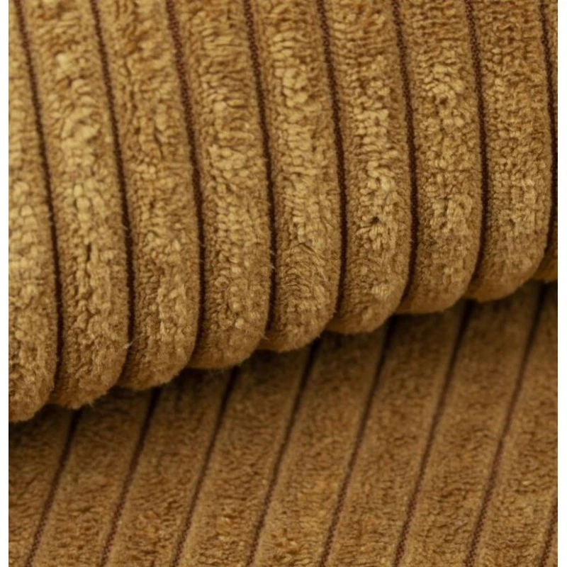 Canapé Panoramique MIRA Convertible Velours Côtelé Moutarde 6 Places 10 Canapé Panoramique MIRA Convertible Velours Côtelé Moutarde 6 Places – Image 8