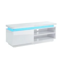 Meuble Tv à Led COSMOS Laqué Blanc Brillant 120cm 10 Meuble Tv à Led COSMOS Laqué Blanc Brillant 120cm -Mobilia Soldes cosmos3 meuble tv blanc laque 2