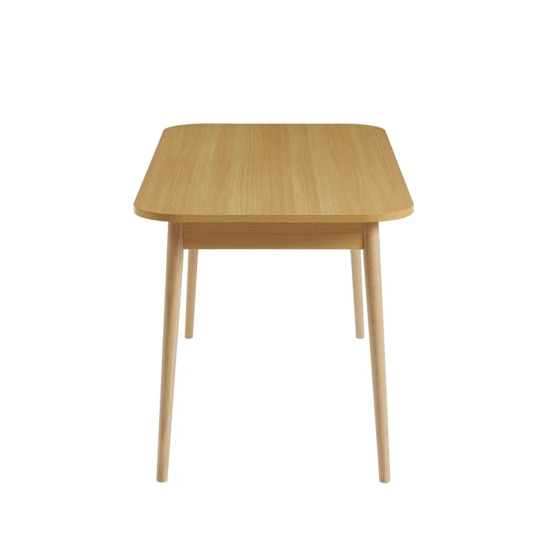 Ensemble Repas MACARON Effet Chêne Et Velours Beige 4 Chaises 10 Ensemble Repas MACARON Effet Chêne Et Velours Beige 4 Chaises – Image 8