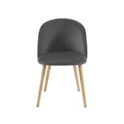 Ensemble Repas MACARON Effet Chêne Et Velours Gris 4 Chaises 21 Ensemble Repas MACARON Effet Chêne Et Velours Gris 4 Chaises -Mobilia Soldes ensemble repas macaron effet chene et velours gris 4 chaises 7