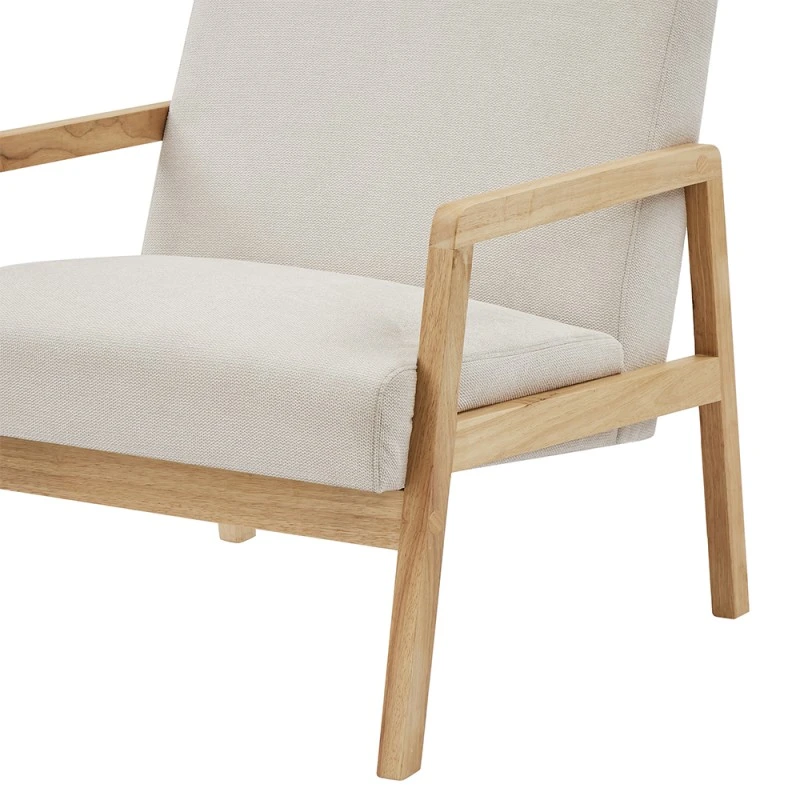 Fauteuil BONIFACIO En Tissu Beige 7 Fauteuil BONIFACIO En Tissu Beige – Image 5