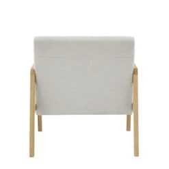 Fauteuil BONIFACIO En Tissu Gris Clair -Mobilia Soldes fauteuil bonifacio en tissu gris clair 3