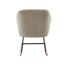 Fauteuil ELSA à Bouclette Beige Rocking Chair 10 Fauteuil ELSA à Bouclette Beige Rocking Chair -Mobilia Soldes fauteuil elsa a bouclette beige rocking chair 3