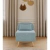 Fauteuil SARAH En Tissu Bleu Clair 2 Fauteuil SARAH En Tissu Bleu Clair -Mobilia Soldes fauteuil sarah en tissu bleu clair