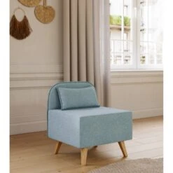 Fauteuil SARAH En Tissu Bleu Clair 14 Fauteuil SARAH En Tissu Bleu Clair -Mobilia Soldes fauteuil sarah en tissu bleu clair 5