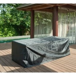 Housse De Protection Pour Ensemble Repas 8 Places Noir