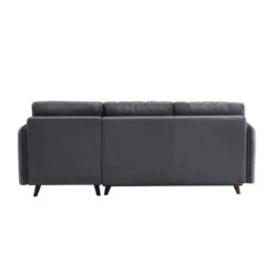 Canapé D'angle IDAHO Tissu Anthracite Angle Convertible -Mobilia Soldes idahoancvtxanth canape angle 5