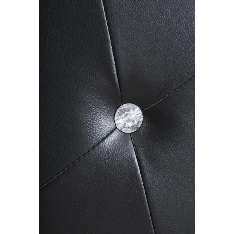 Lit Coffre BAHIA Simili Noir 160x200 Sommier Inclus 5 Lit Coffre BAHIA Simili Noir 160x200 Sommier Inclus – Image 3