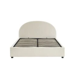 Lit Coffre OLAF Tissu Bouclette écru 160x200 Sommier Inclus 20 Lit Coffre OLAF Tissu Bouclette écru 160x200 Sommier Inclus -Mobilia Soldes lit coffre olaf laine bouclee ecru 160x200 sommier inclus 7